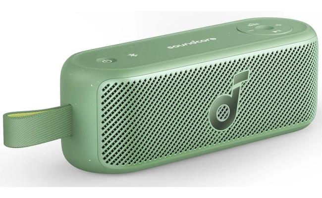 Anker Soundcore Motion 100 Portable Wireless Bluetooth Speaker, 20W Dual Full-Range Drivers, Built-In Strap, 12-Hour Playback, BassUp Technology, IPX7 Waterproof, Customizable 9-Band EQ - Green